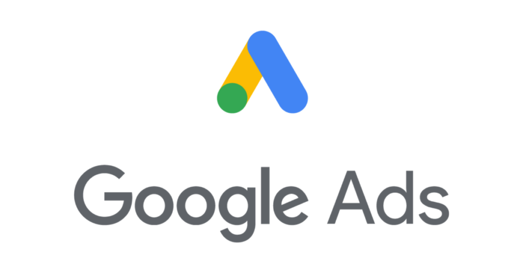 Google ads text with logo