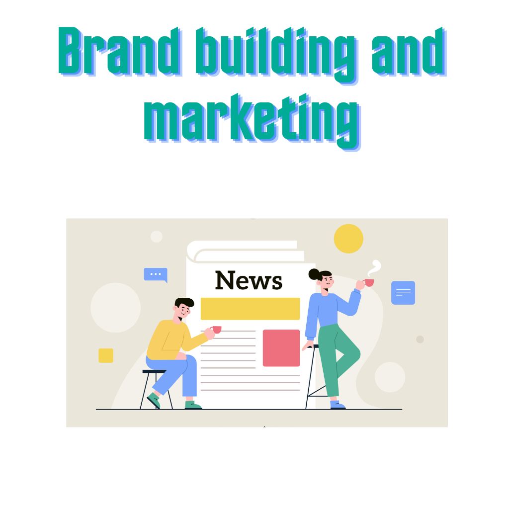 brand building and marketing graphic